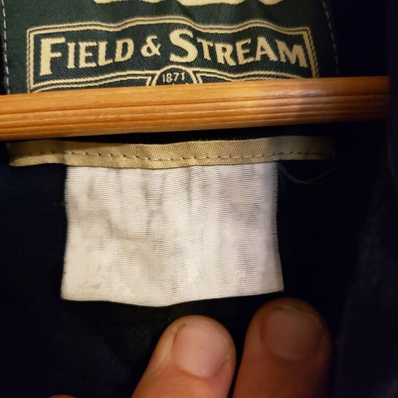 Field Stream Mens Long Sleeve Shacket Plaid Flannel Vintage XL See Measurements - Picture 7 of 9